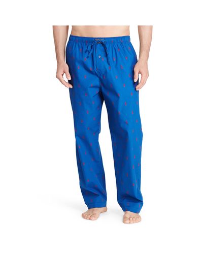 polo ralph lauren allover pony pajama pant